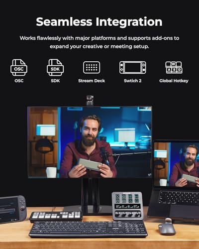 4K AI Tracking PTZ Webcam