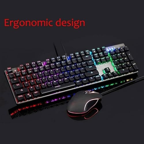 RGB Mechanical Gaming Keyboard & Mouse Combo