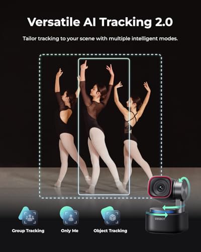 4K AI Tracking PTZ Webcam