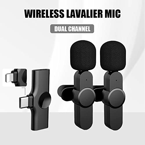 Dual Wireless Lavalier Microphone