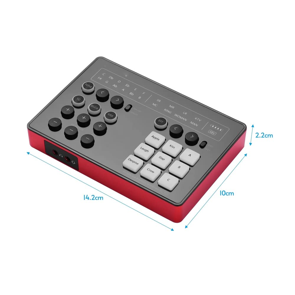 Portable DSP Sound Card for Streaming & Recording