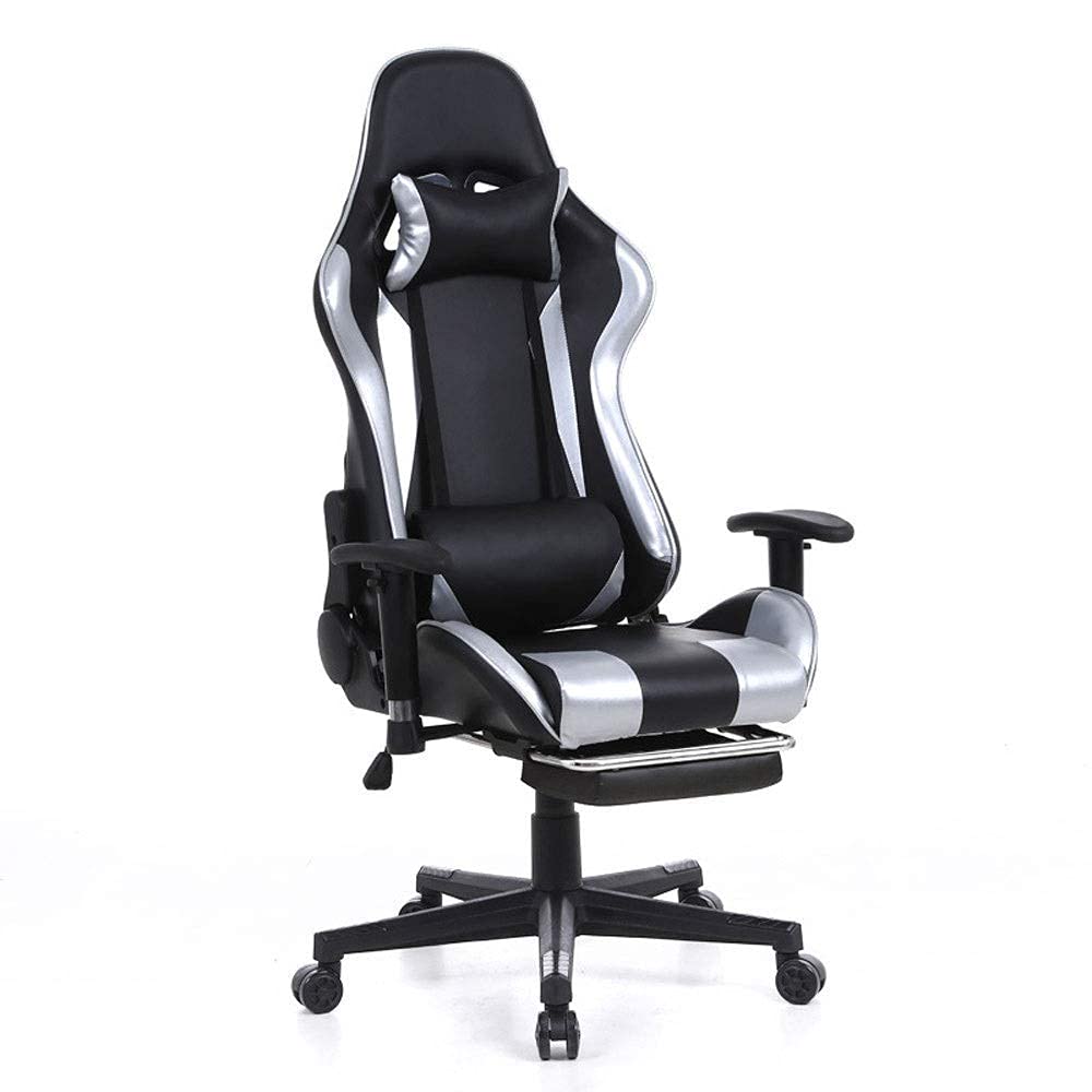 Racing Gaming Chair with Footrest