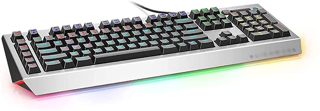 Feiyx Mechanical Keyboard RGB Backlit Large Size USB Wired Mechanical Feeling Multimedia PC Gaming Keyboard,Office Keyboard for Windows PC Games