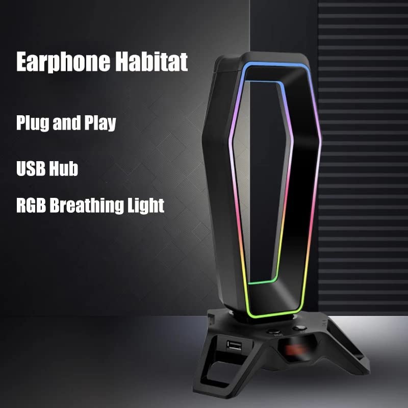 RGB USB Headset Stand