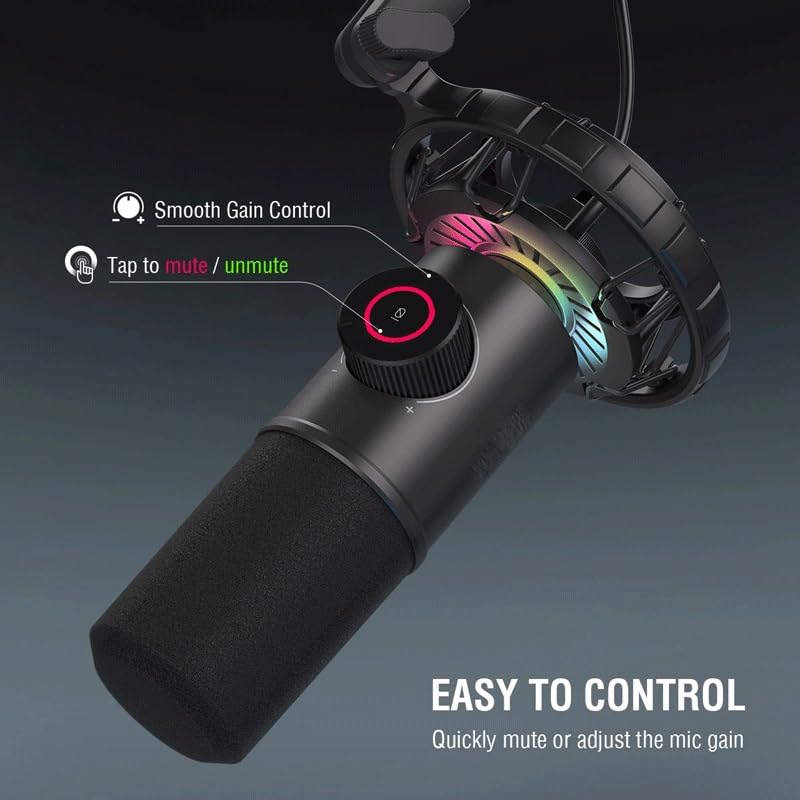 RGB Dynamic Gaming Microphone