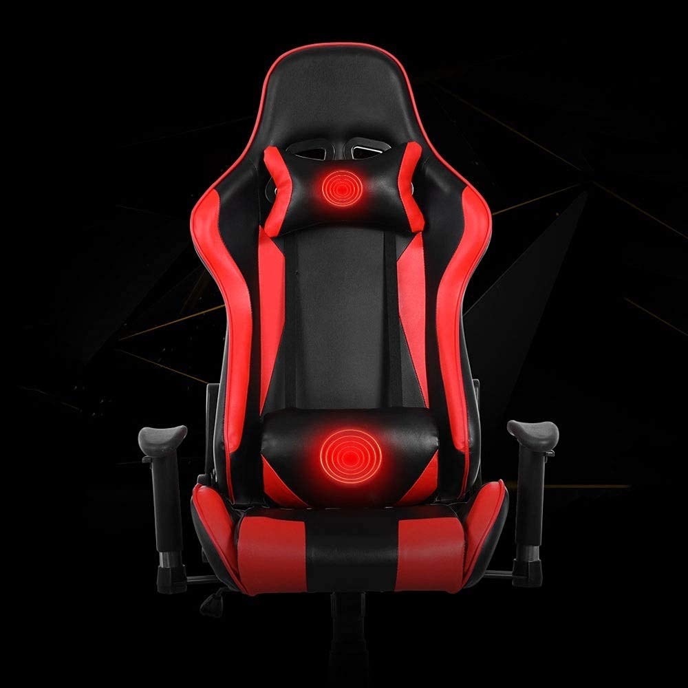 Racing Gaming Chair with Footrest