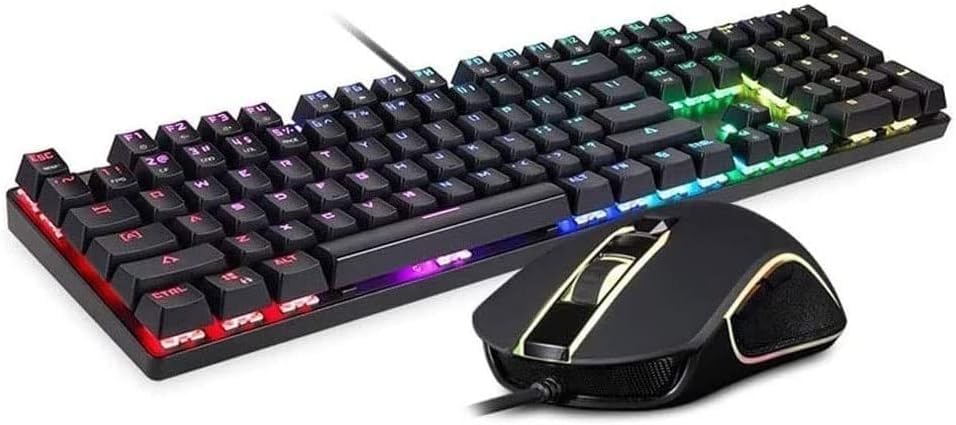 RGB Mechanical Gaming Keyboard & Mouse Combo