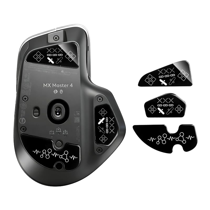 Patterned Glass Mouse Skates