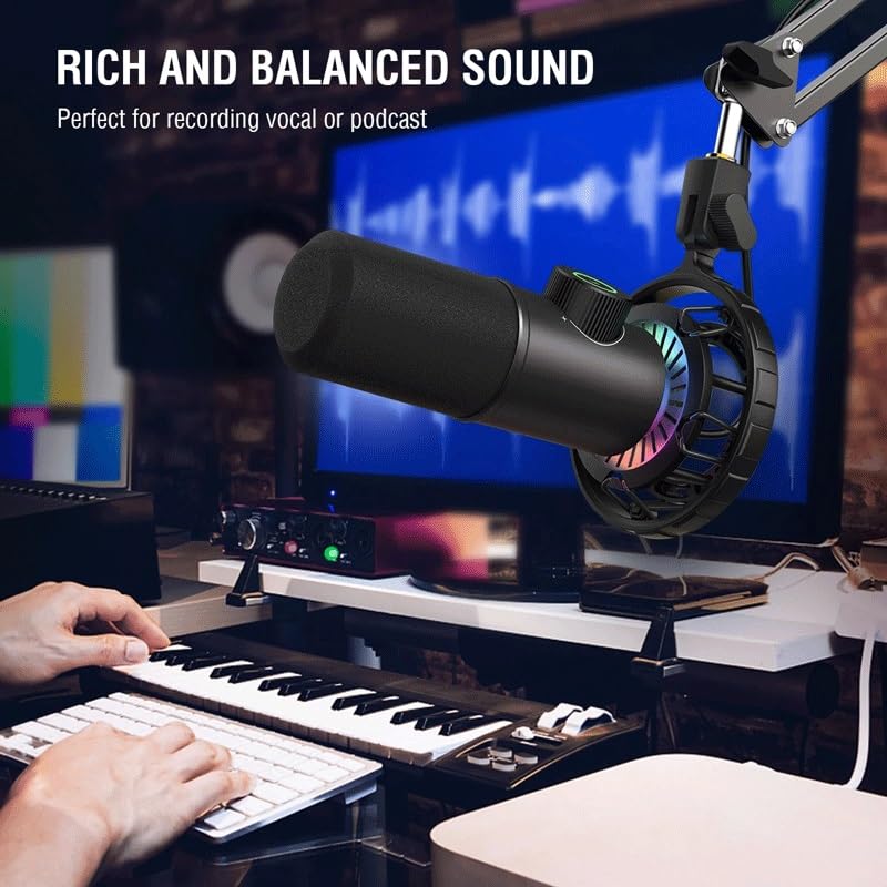 RGB Dynamic Gaming Microphone