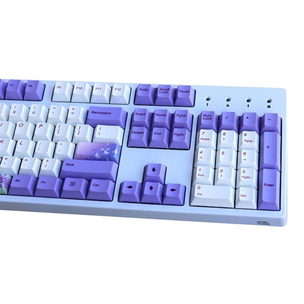 Lavender PBT Keycap Set