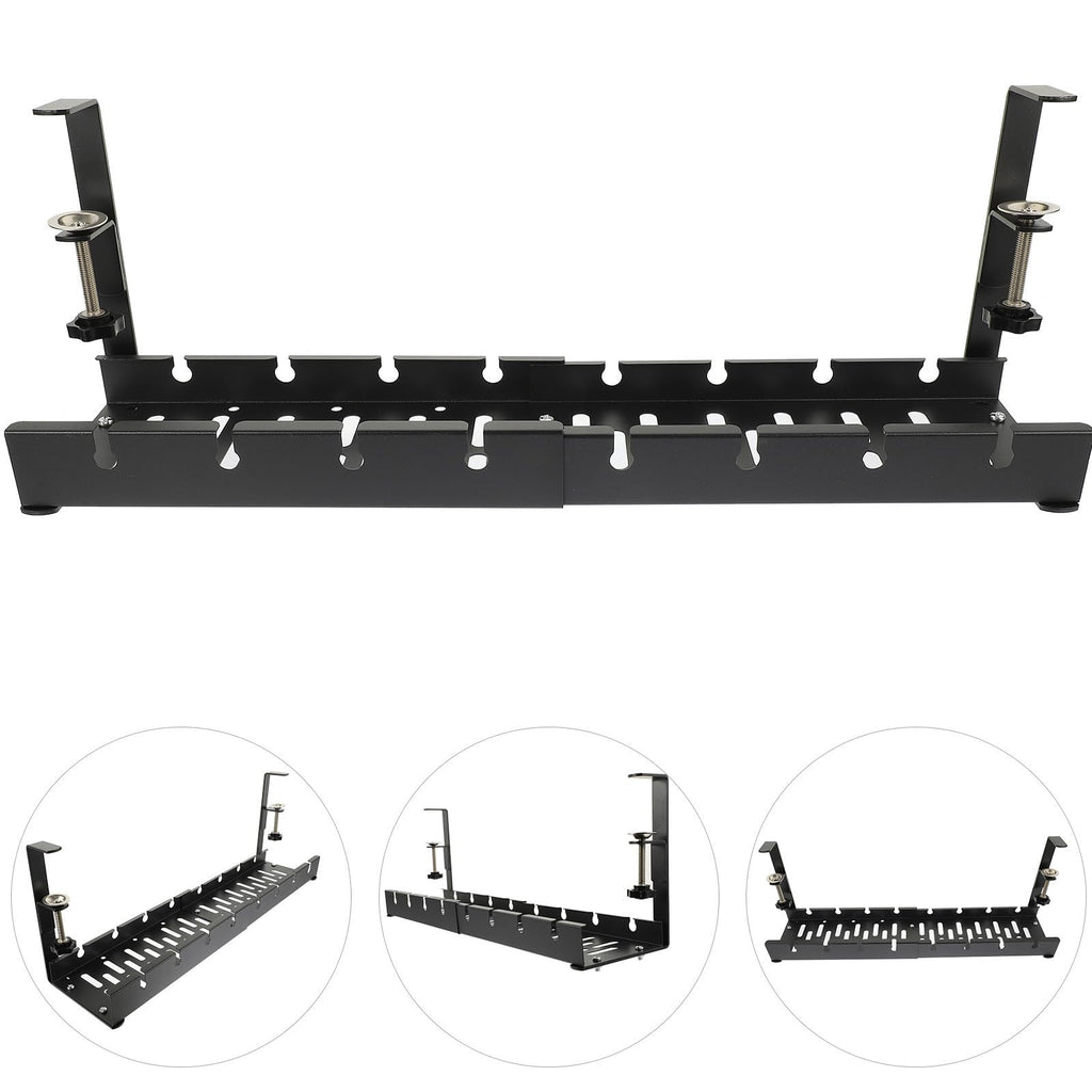 Under-Desk Cable Management Tray