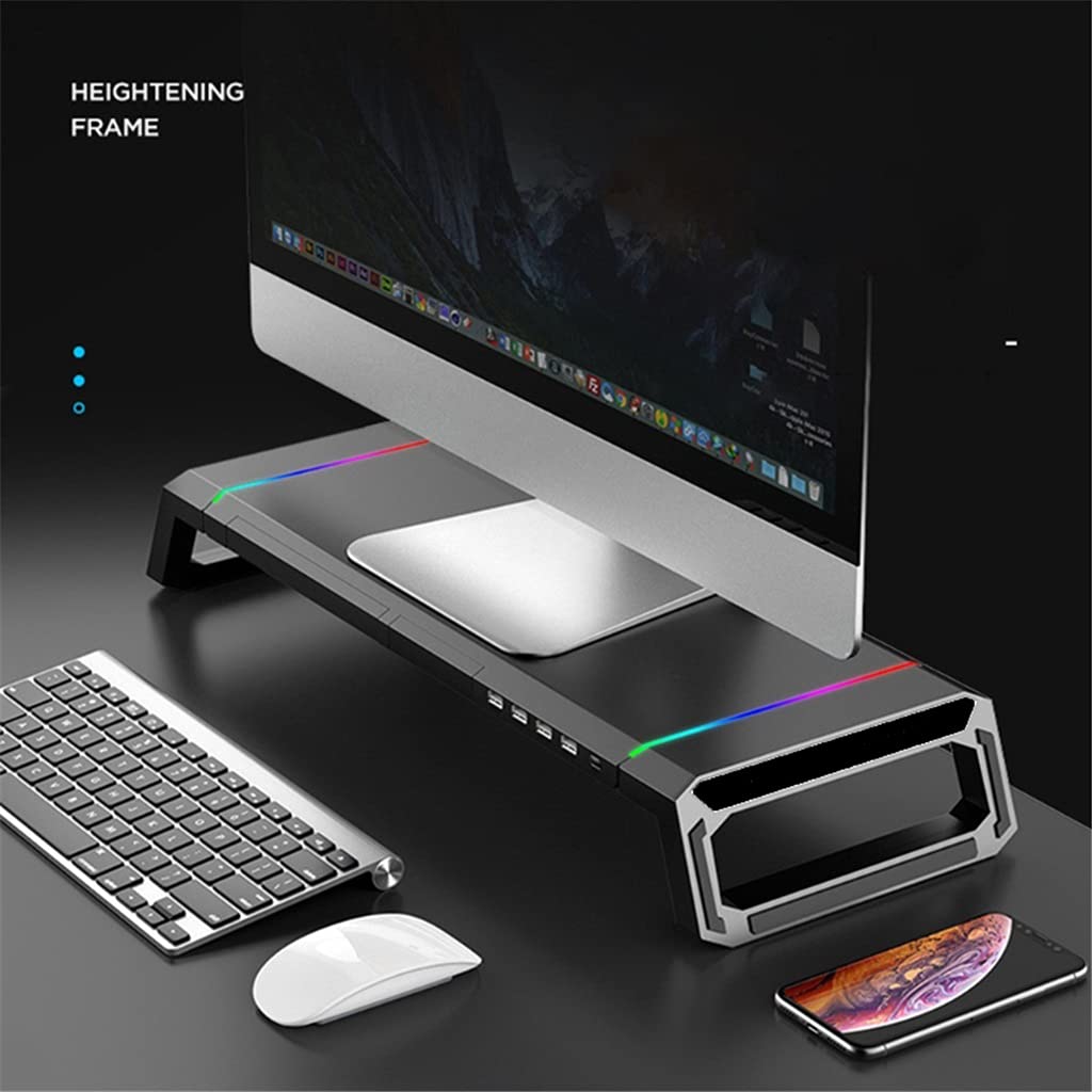 RGB Monitor Riser with USB Hub