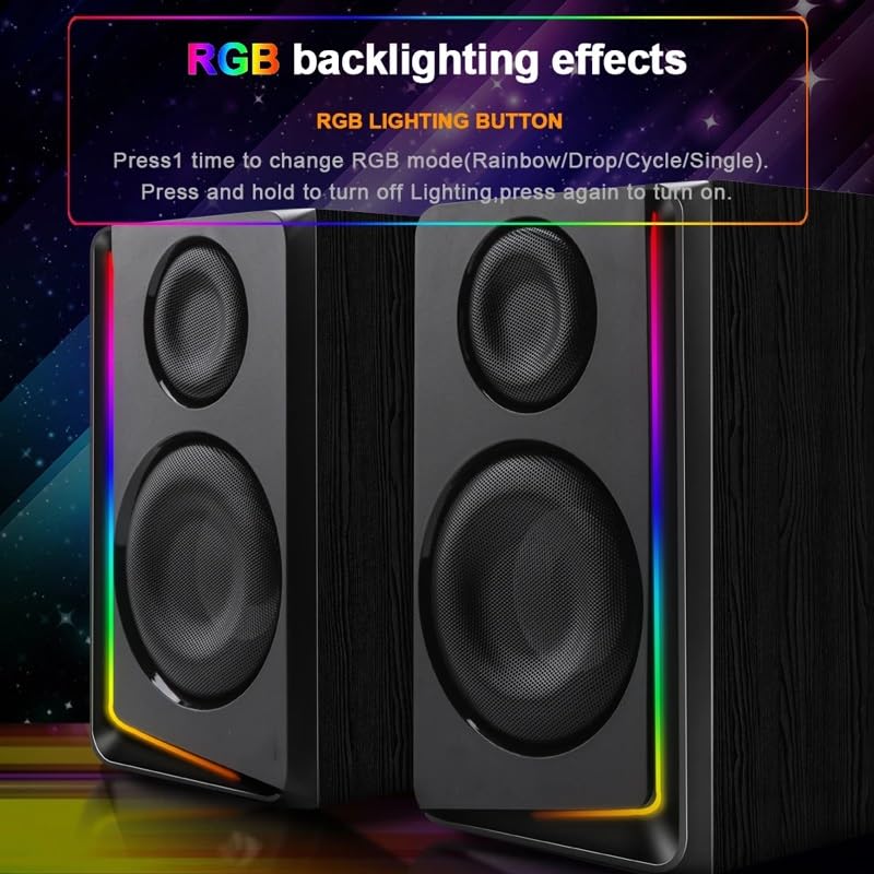 RGB 2.0 Gaming Speakers