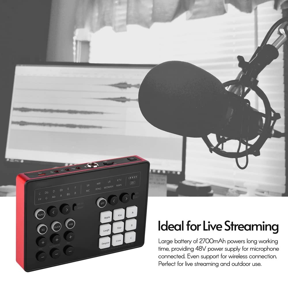 Portable DSP Sound Card for Streaming & Recording