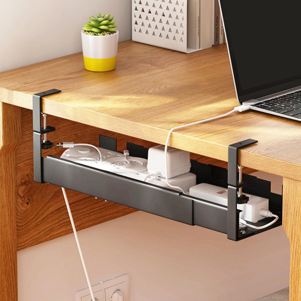 Adjustable Under-Desk Cable Tray