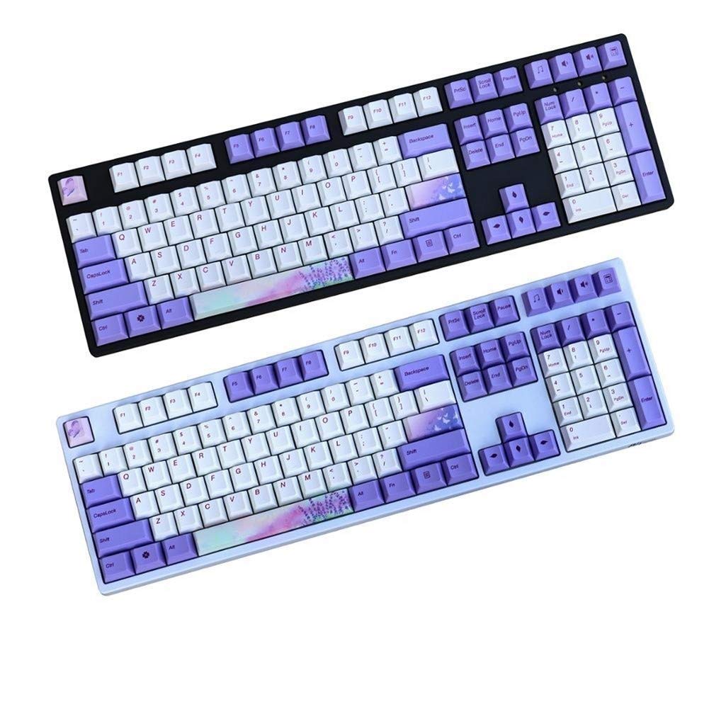 Lavender PBT Keycap Set