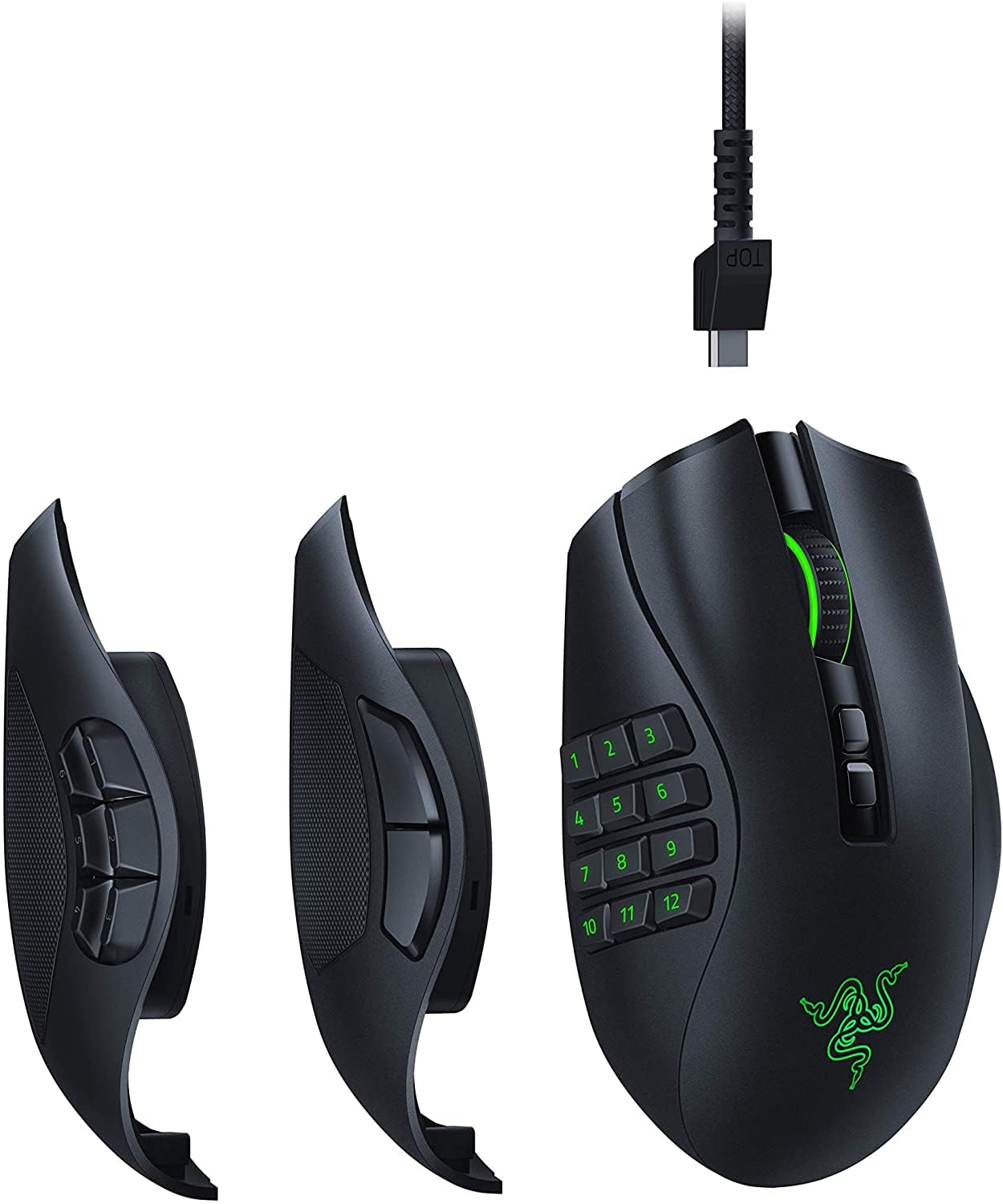 Modular Wireless Gaming Mouse with Interchangeable Side Panels