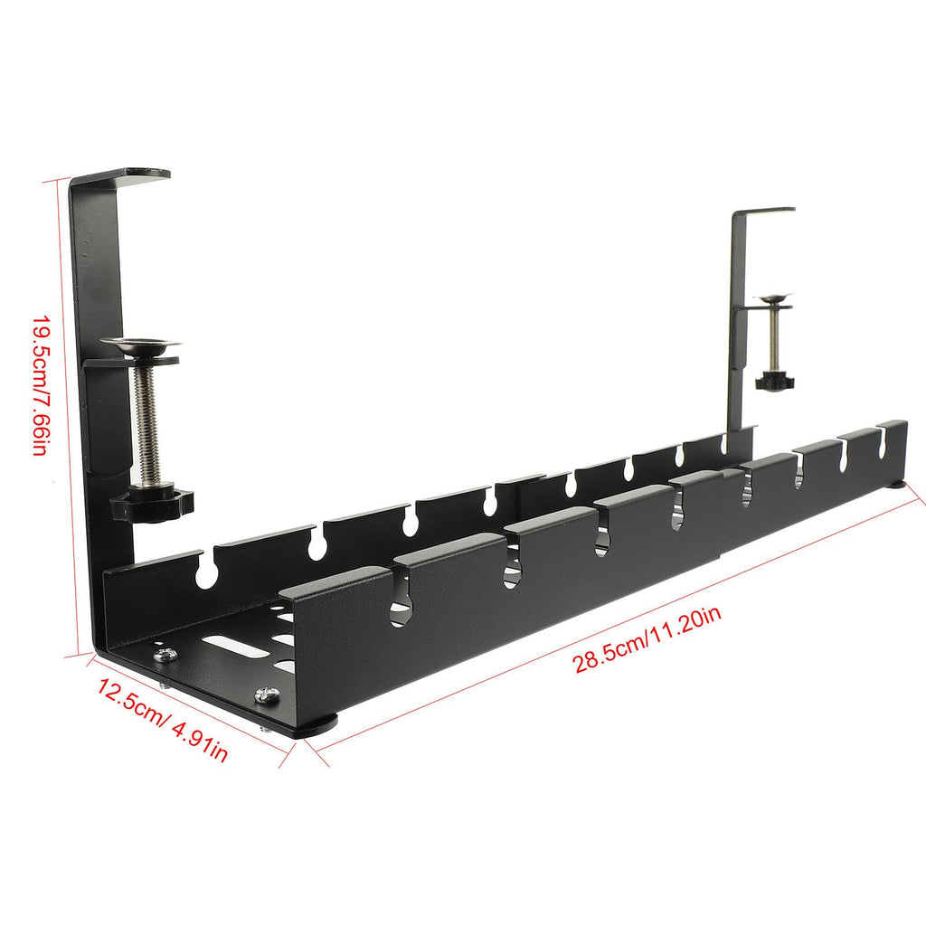 Under-Desk Cable Management Tray
