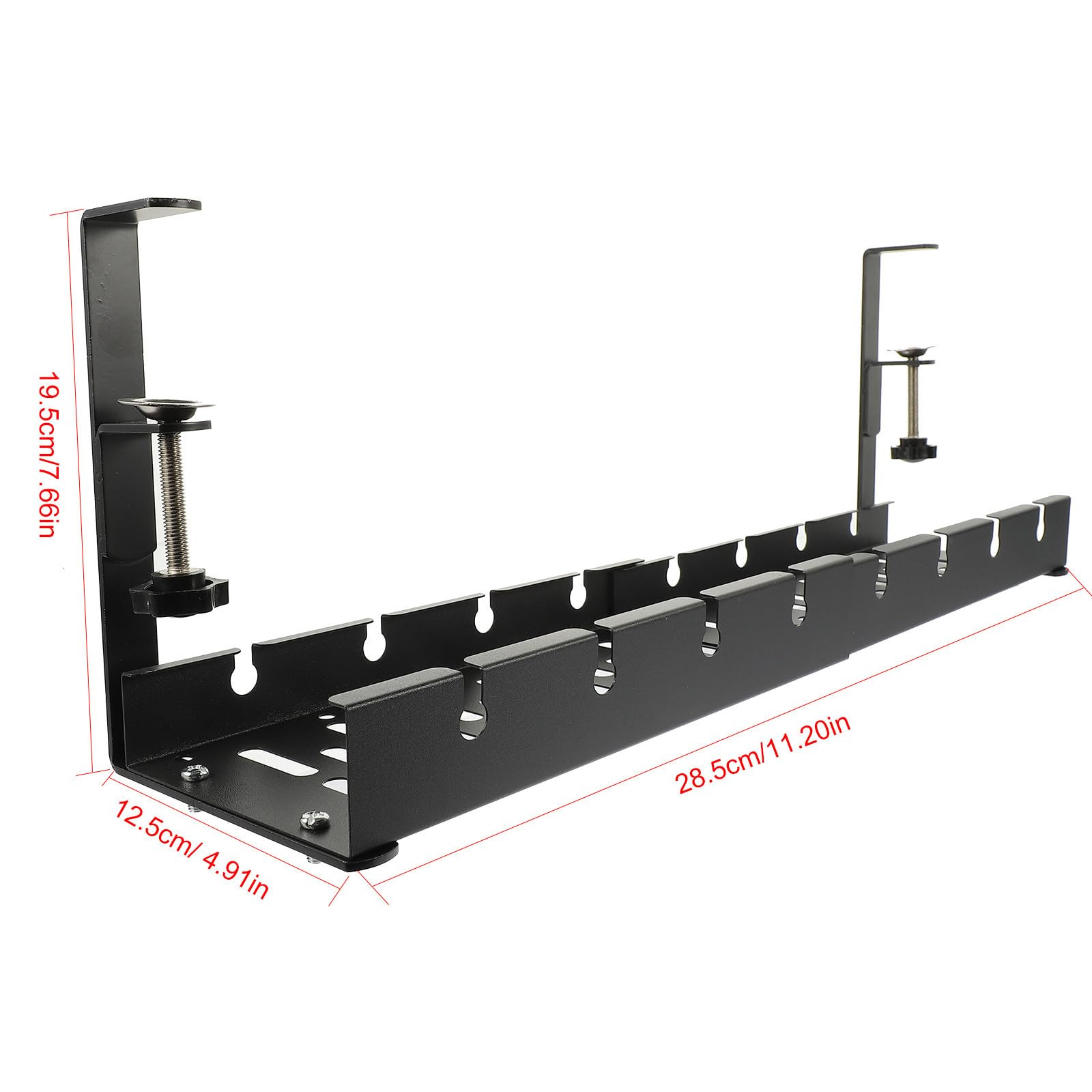Under-Desk Cable Management Tray