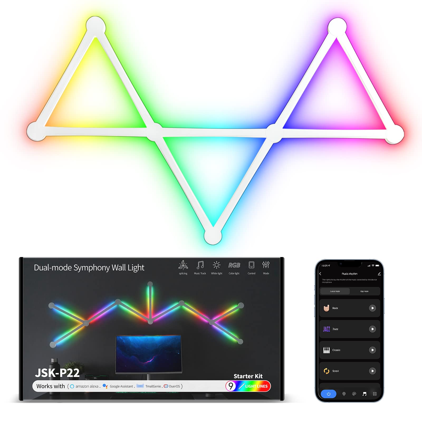 Modular RGB Wall Light Kit