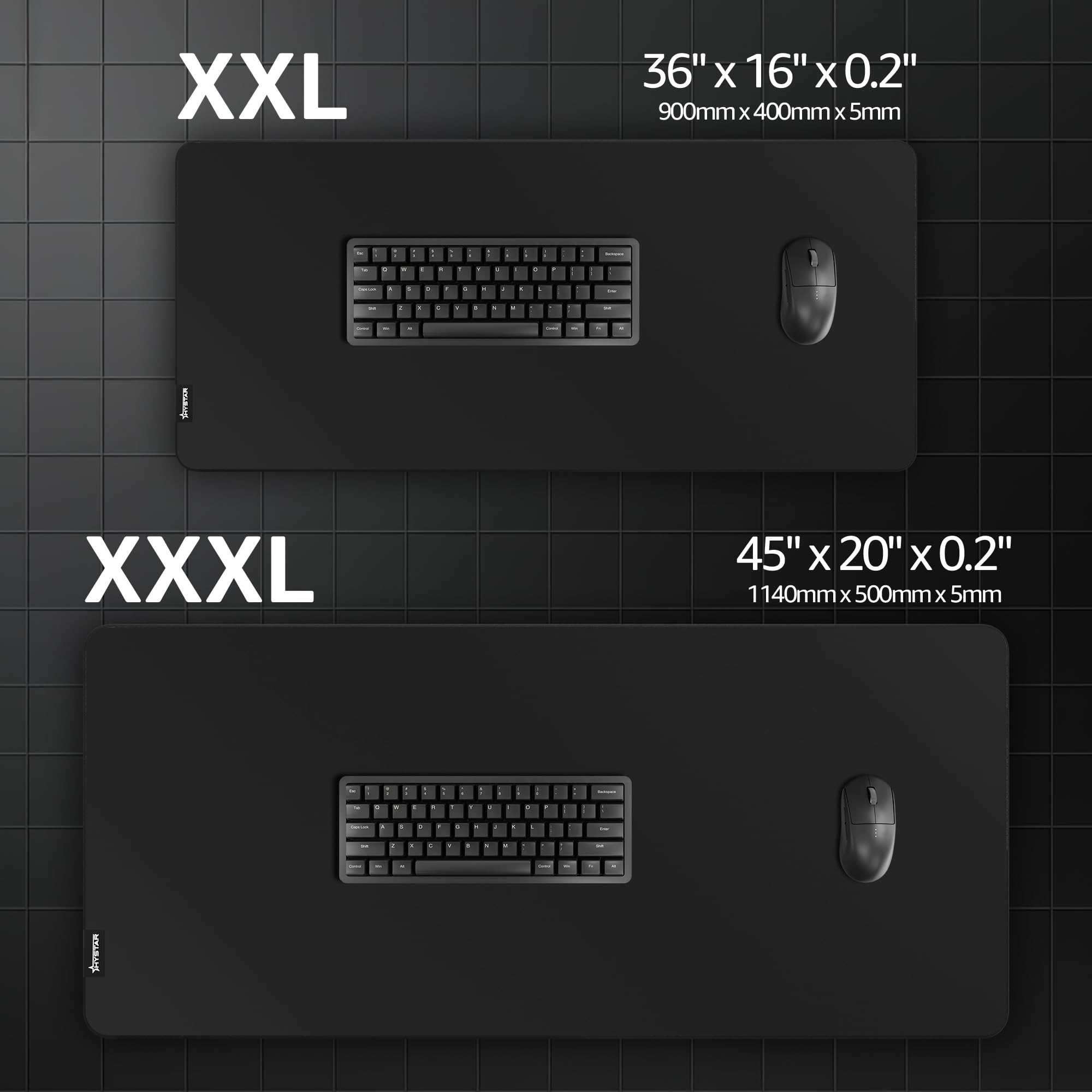 Water-Resistant Extended Mouse Pad