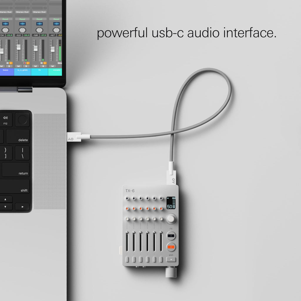 Portable 6-Channel Stereo Mixer & USB Audio Interface