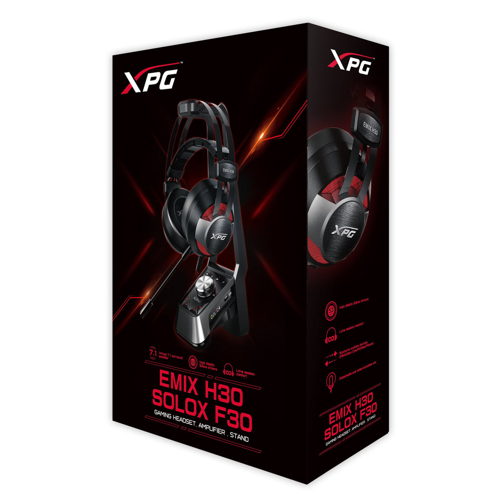 Wired Gaming Headset & Audio Amplifier Bundle