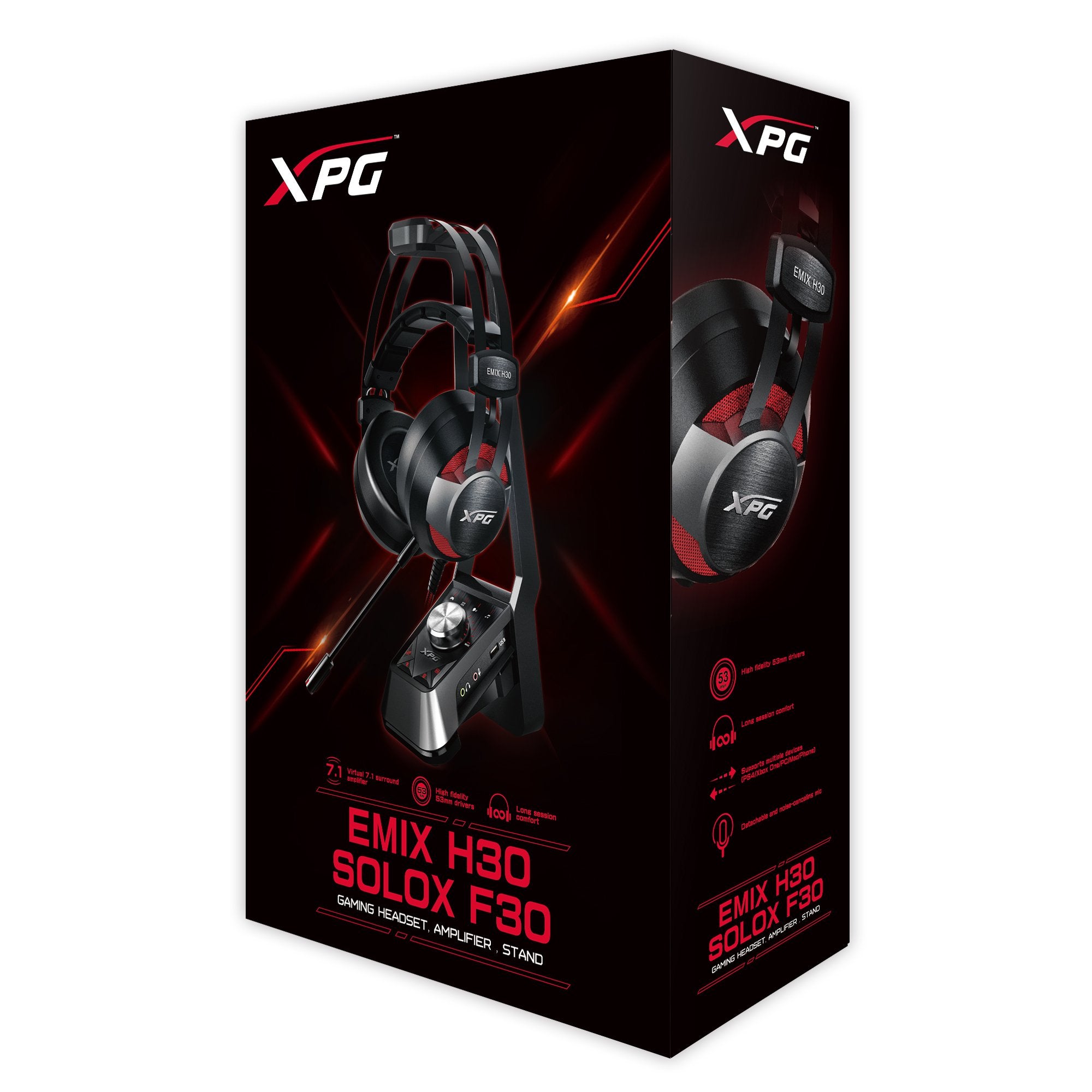 Wired Gaming Headset & Audio Amplifier Bundle