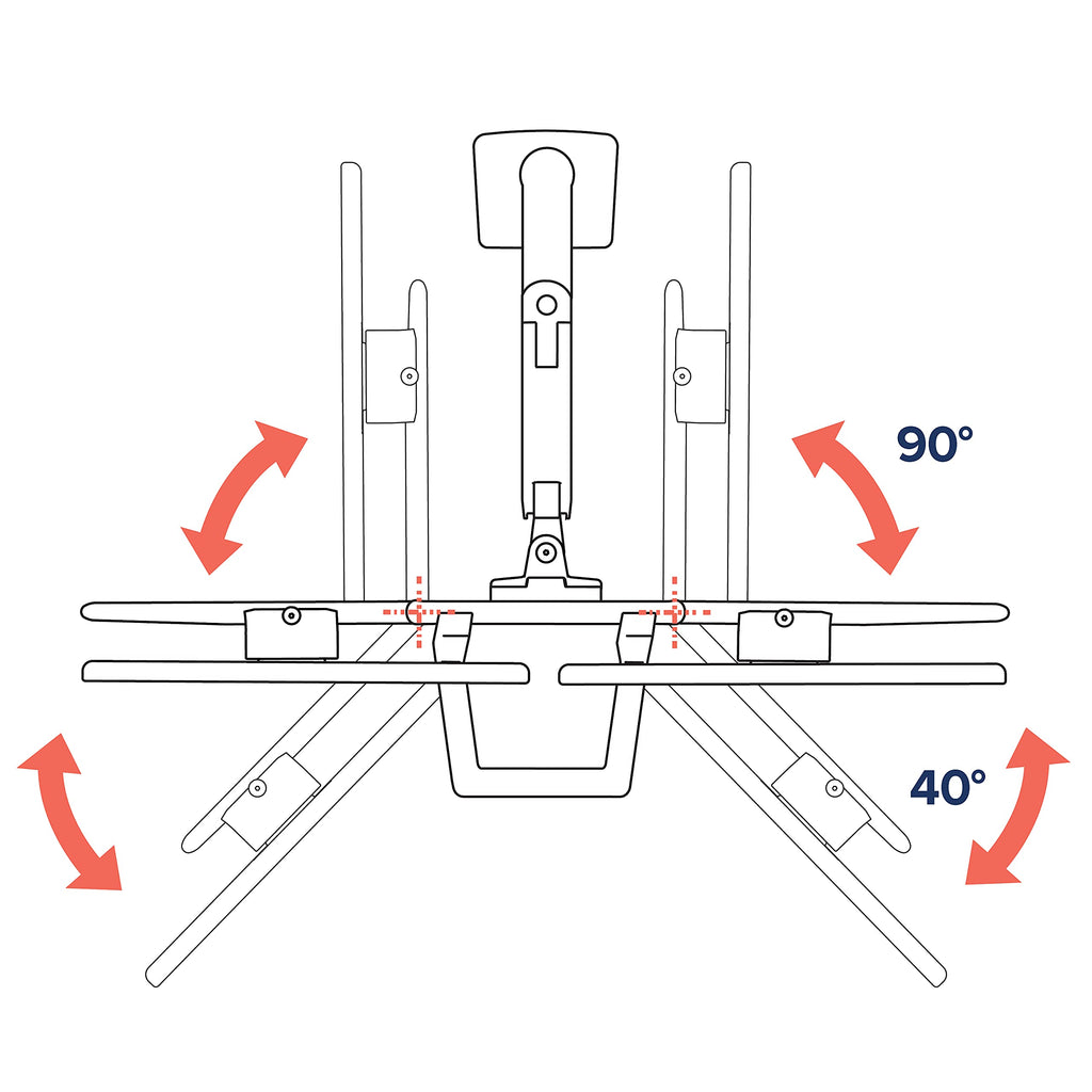 Dual Monitor Desk Mount