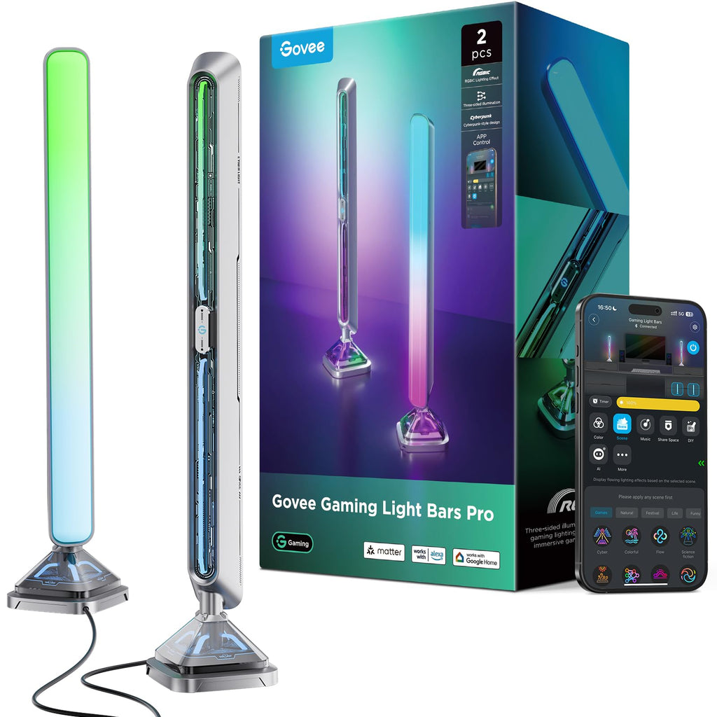 Smart RGBIC Gaming Light Bars