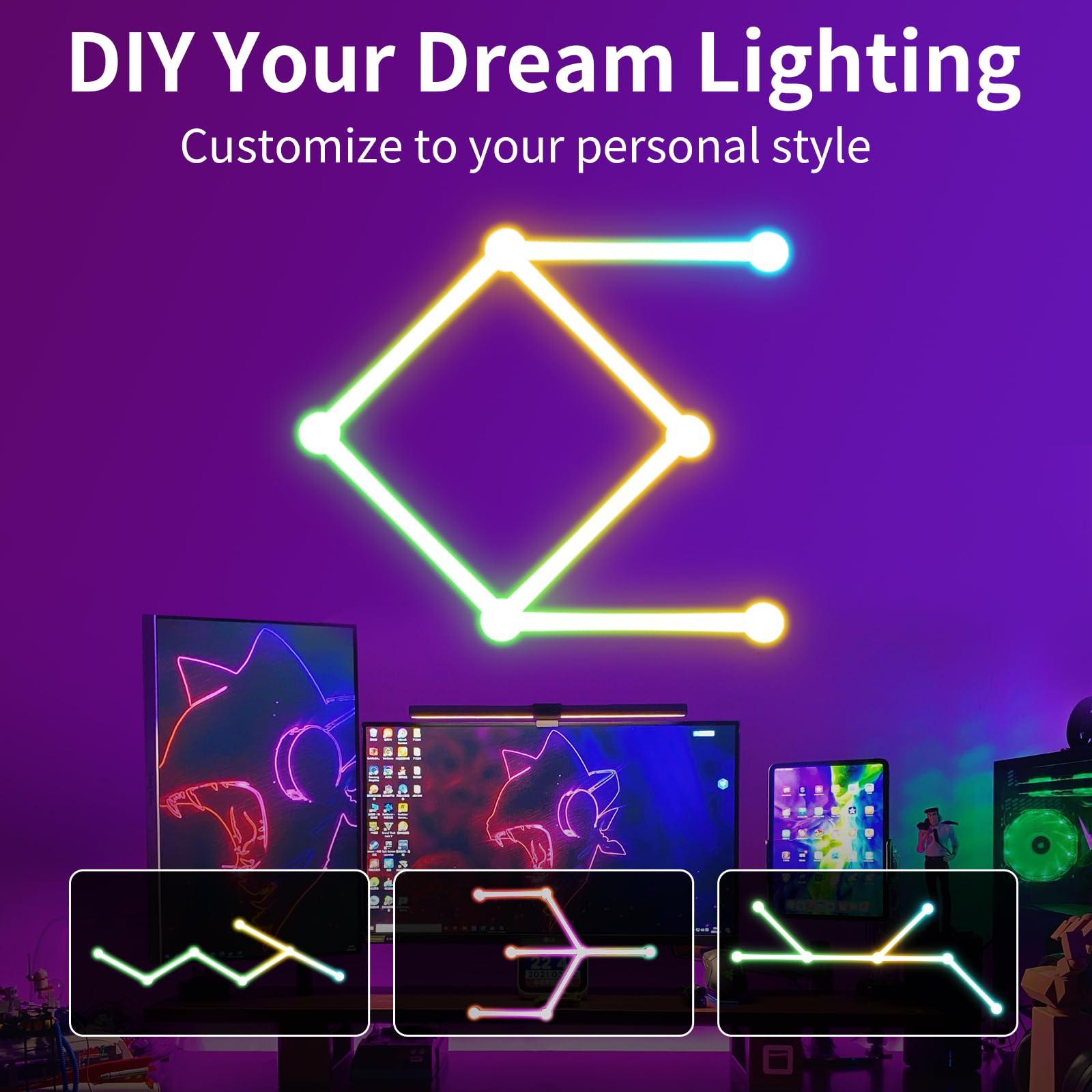 Modular RGB Wall Light Kit