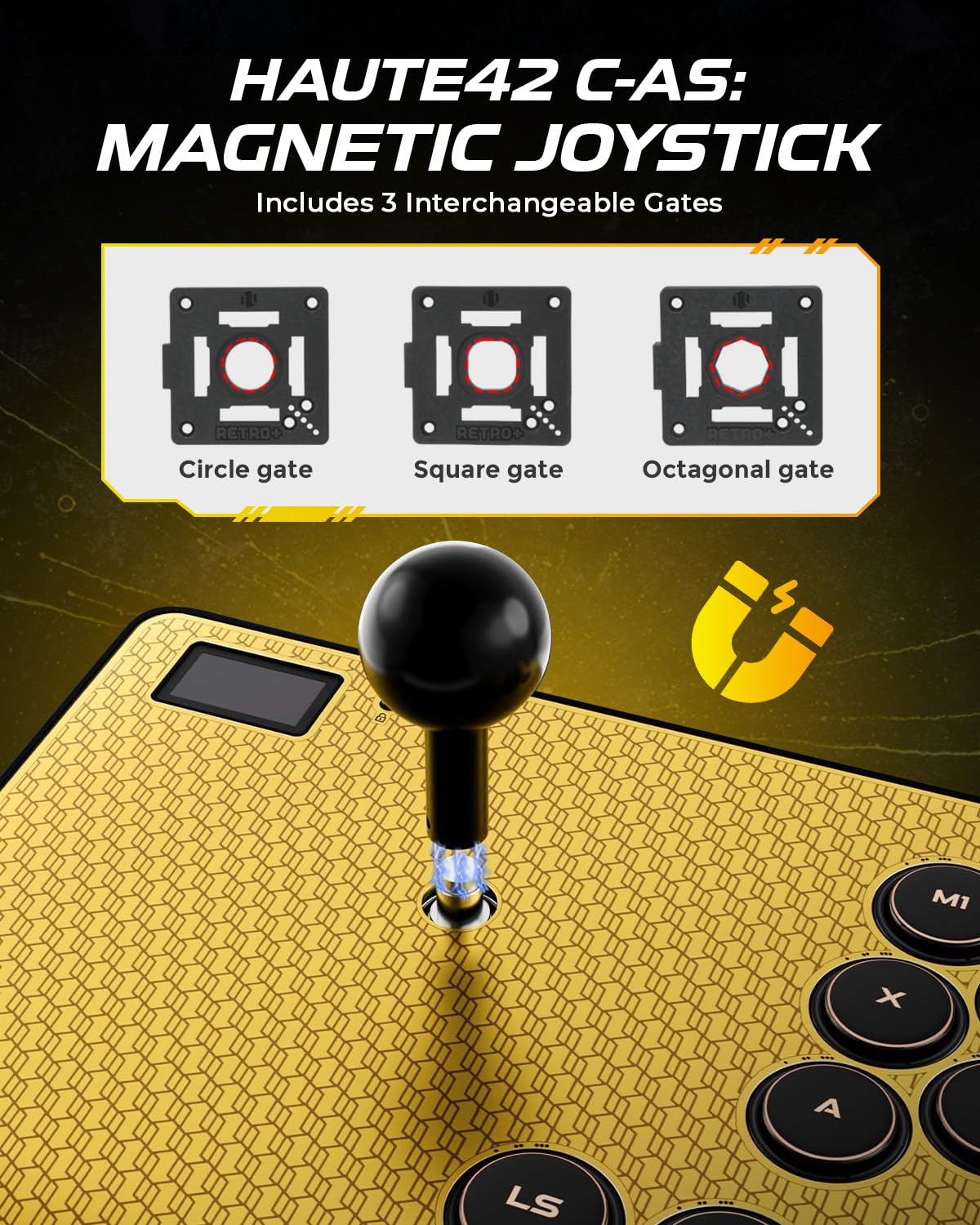 Magnetic Aluminum Leverless Arcade Fight Stick