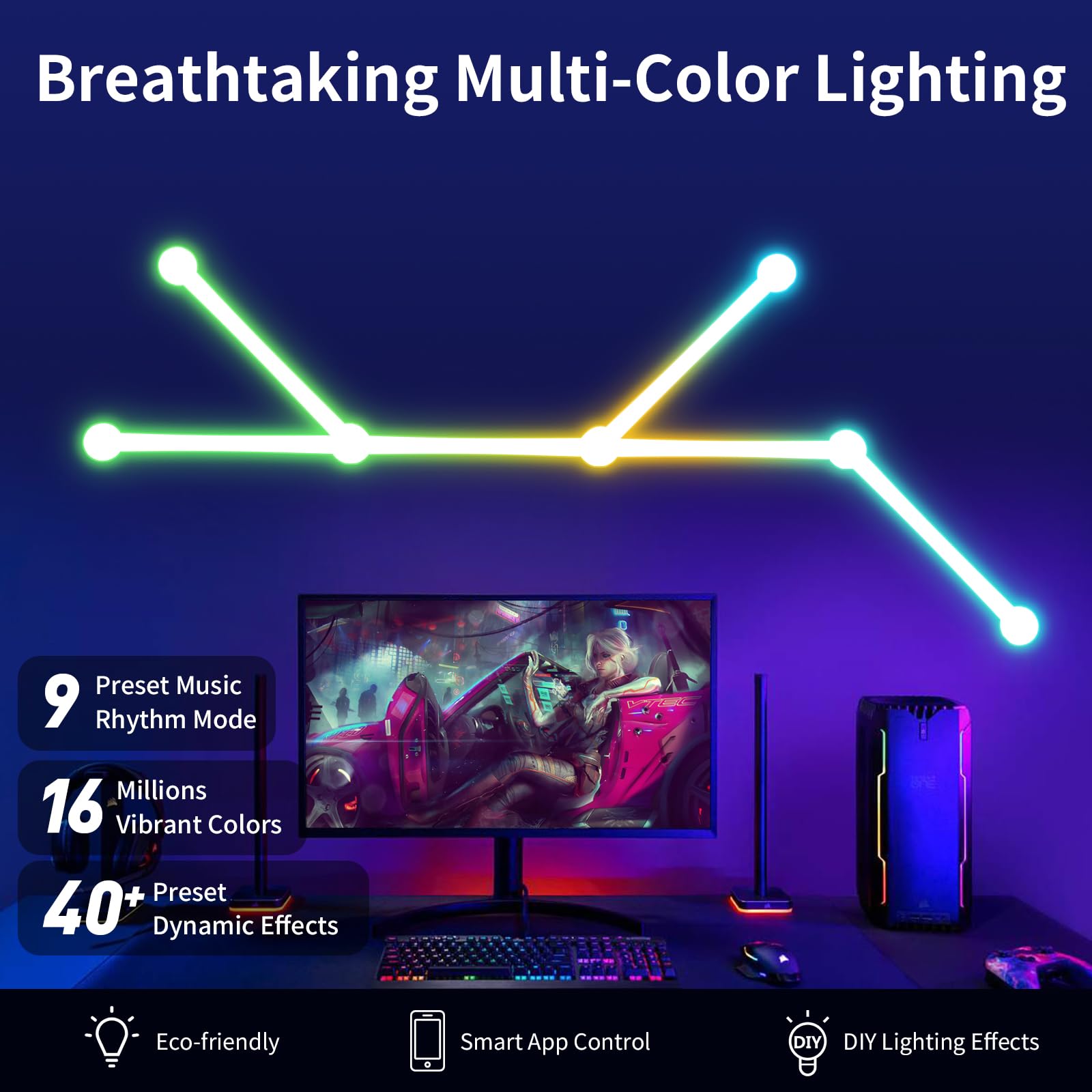 Modular RGB Wall Light Kit