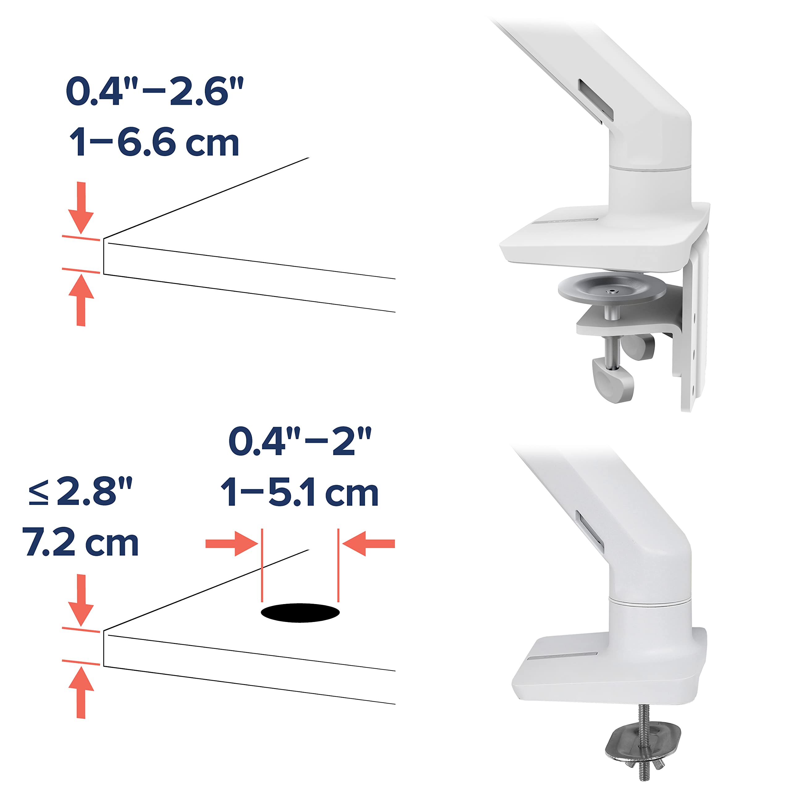 Dual Monitor Desk Mount