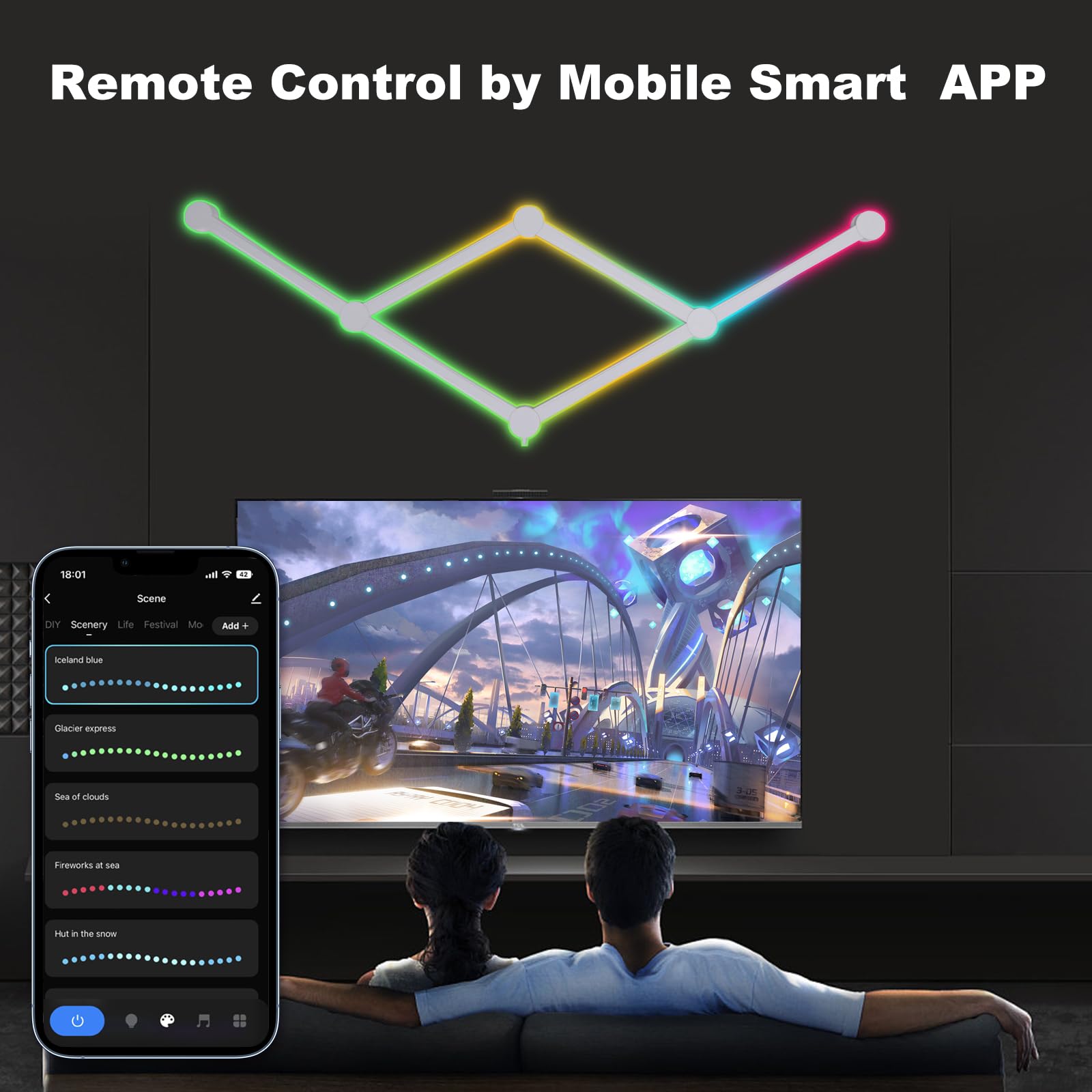 Modular RGB Wall Light Kit