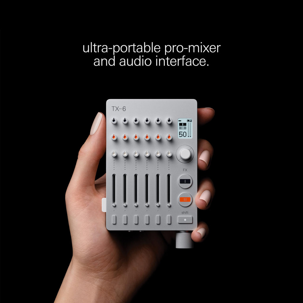 Portable 6-Channel Stereo Mixer & USB Audio Interface