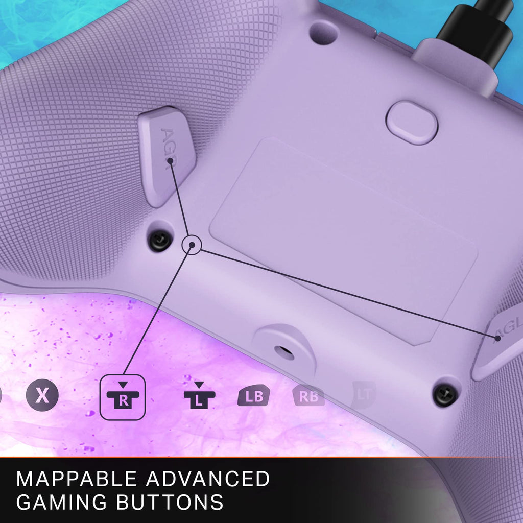 Nano Enhanced Wired Gaming Controller – Lilac