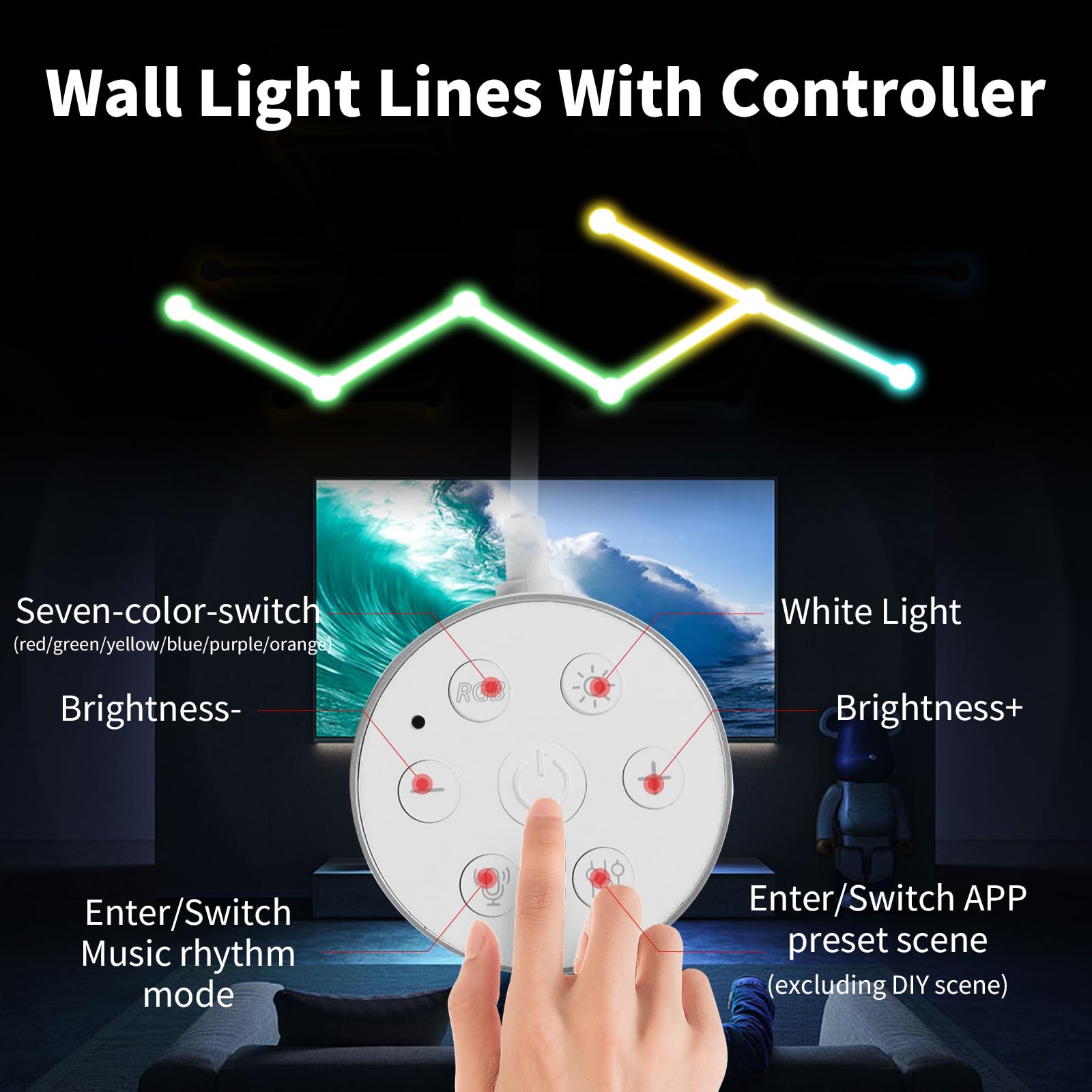 Modular RGB Wall Light Kit