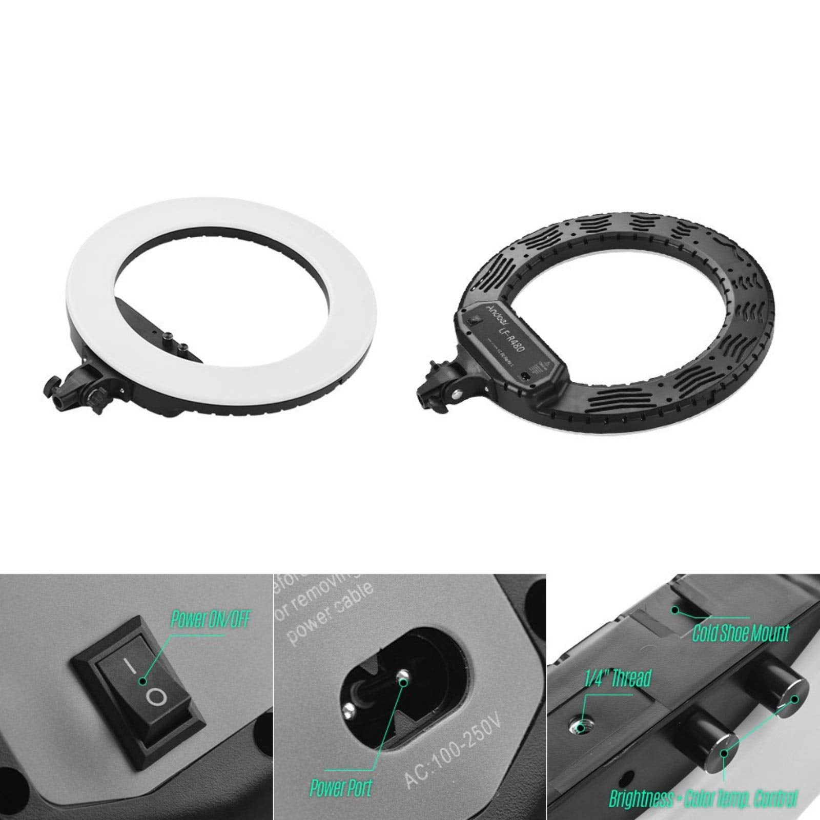 18-Inch Bi-Color Ring Light