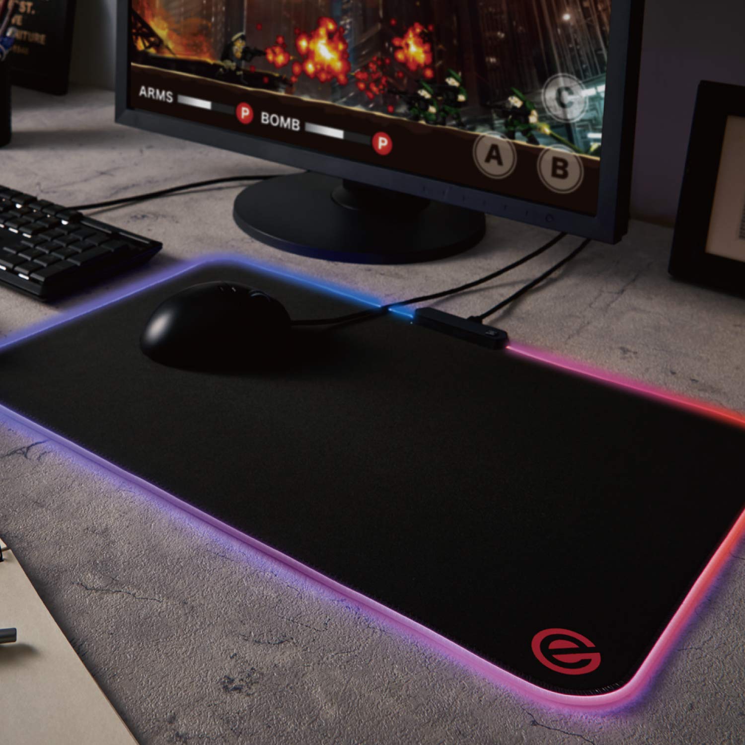 RGB Cloth Gaming Mouse Pad
