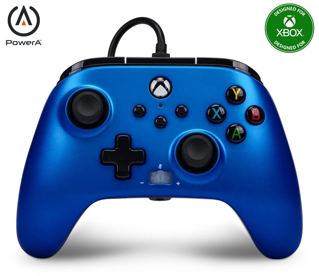 Enhanced Wired Gaming Controller – Sapphire Fade
