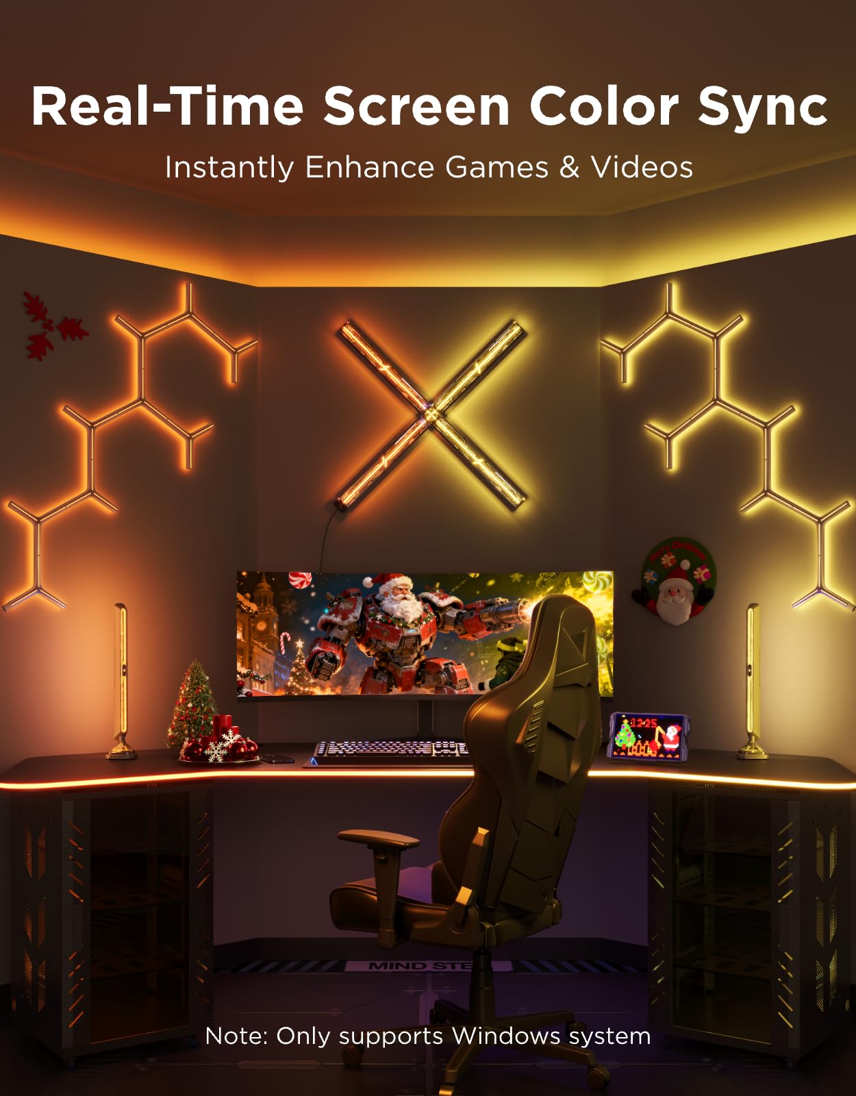 Smart RGBIC Gaming Light Bars