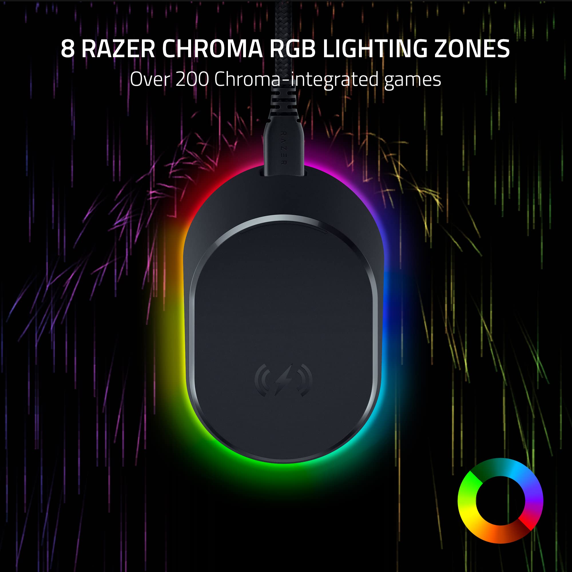 RGB Wireless Mouse Charging Dock