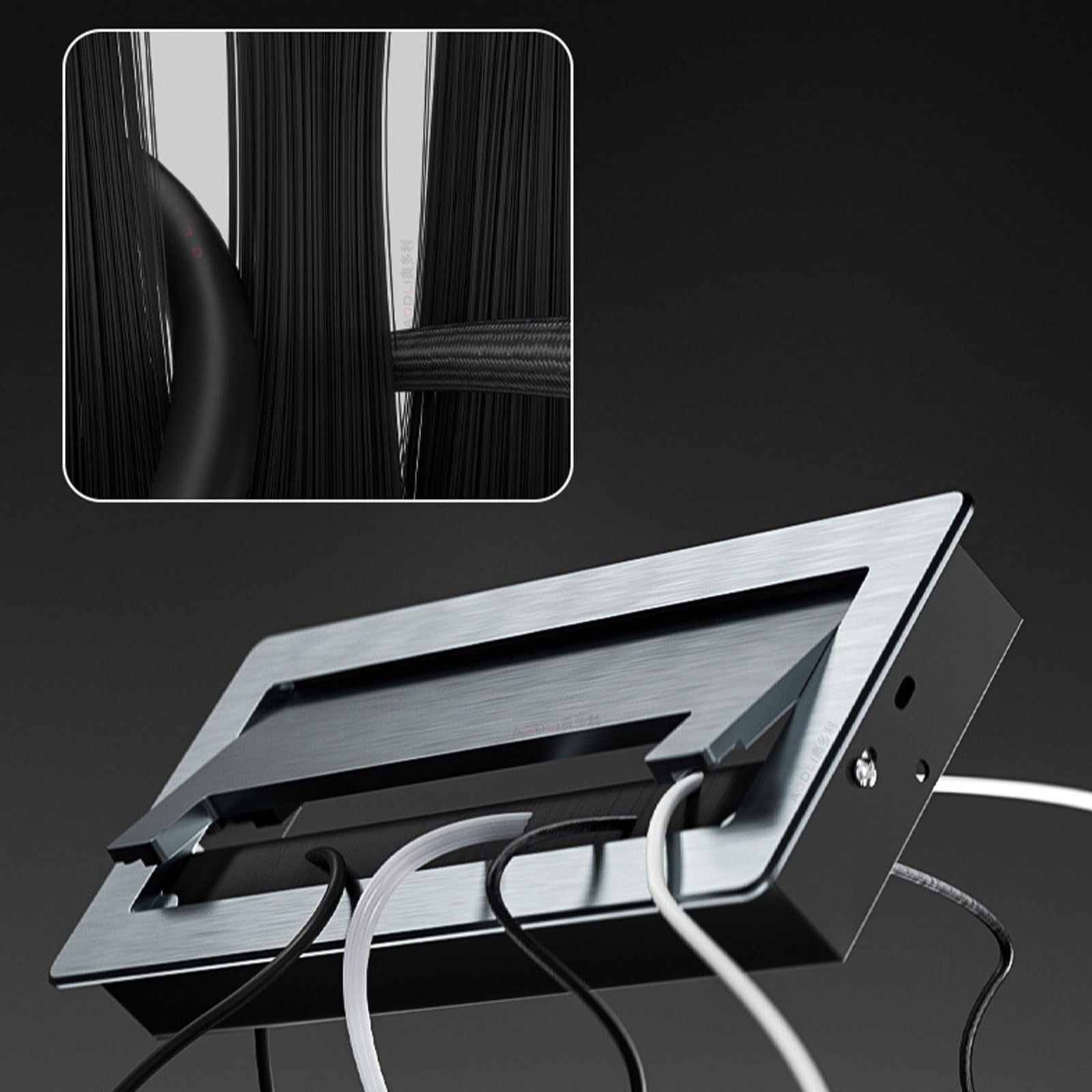 Aluminum Desk Cable Grommet