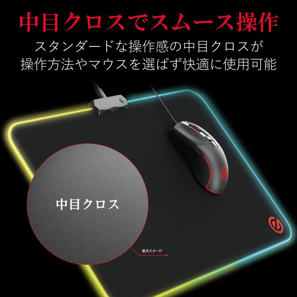 RGB Cloth Gaming Mouse Pad