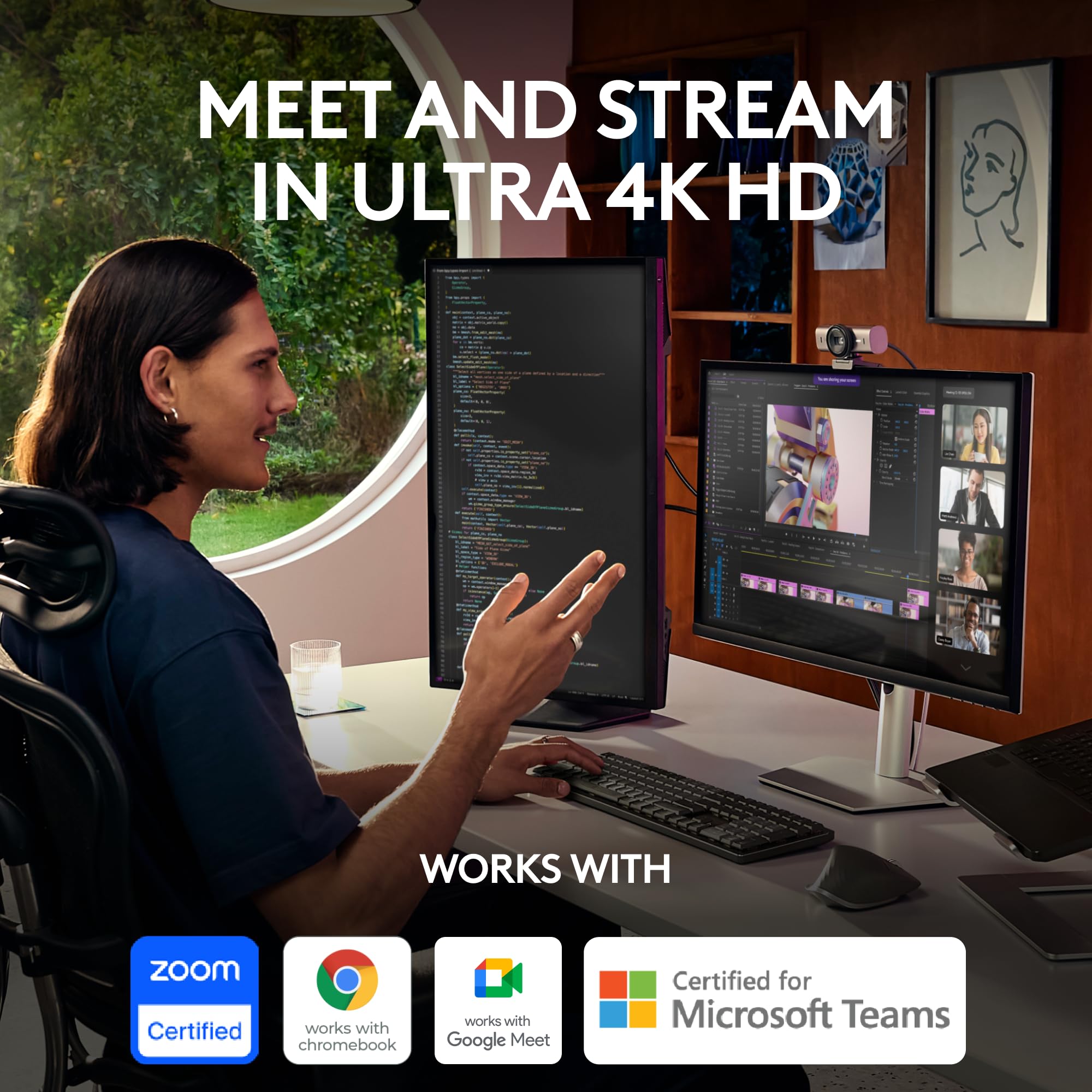 4K Streaming Webcam 4-Pack