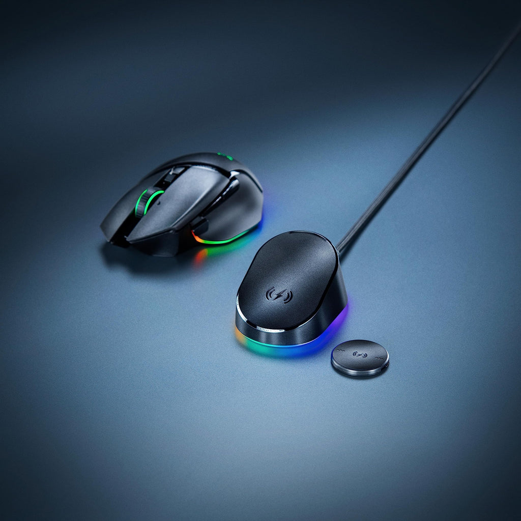 RGB Wireless Mouse Charging Dock